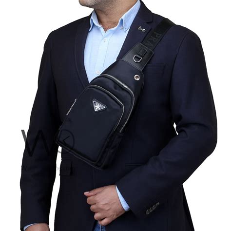 prada men's laptop bag|prada sling bag men.